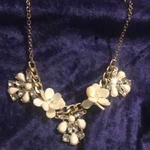 Jcrew Floral statement necklace